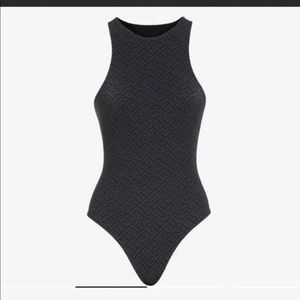 Fendi x Skims black bodysuit sz M